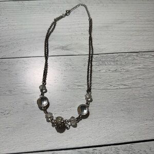 Bright contempo style Elegant Necklace with Crystal Accents